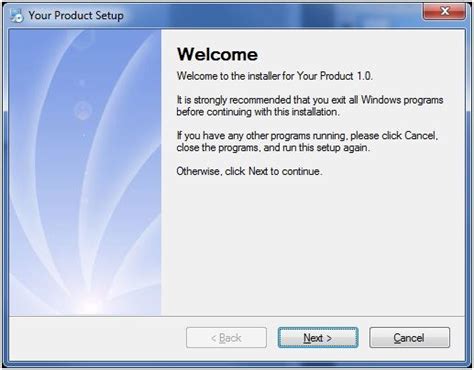 Program Install and Run .